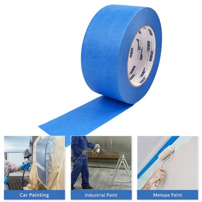 Nastro per pittori blu per linee di verniciatura pulite